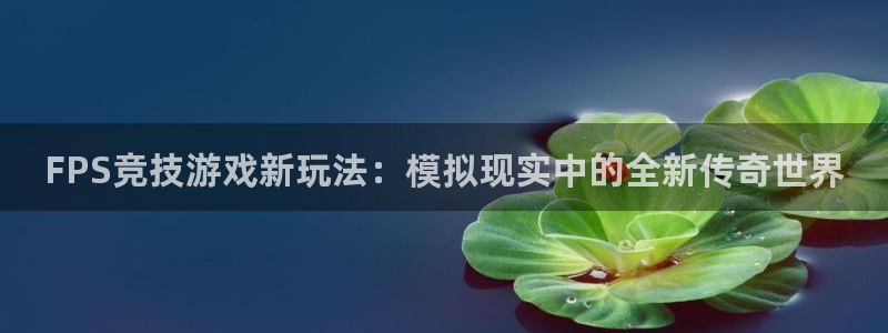 巅峰国际：FPS竞技游戏新玩法：模拟现实中的全新传奇世界