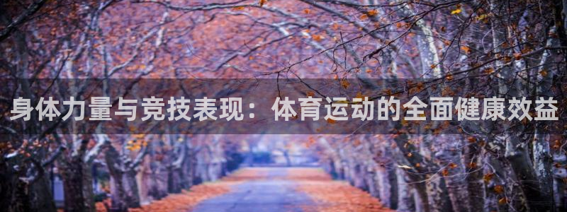 vsport体育：身体力量与竞技表现：体育运动的全面健康效益